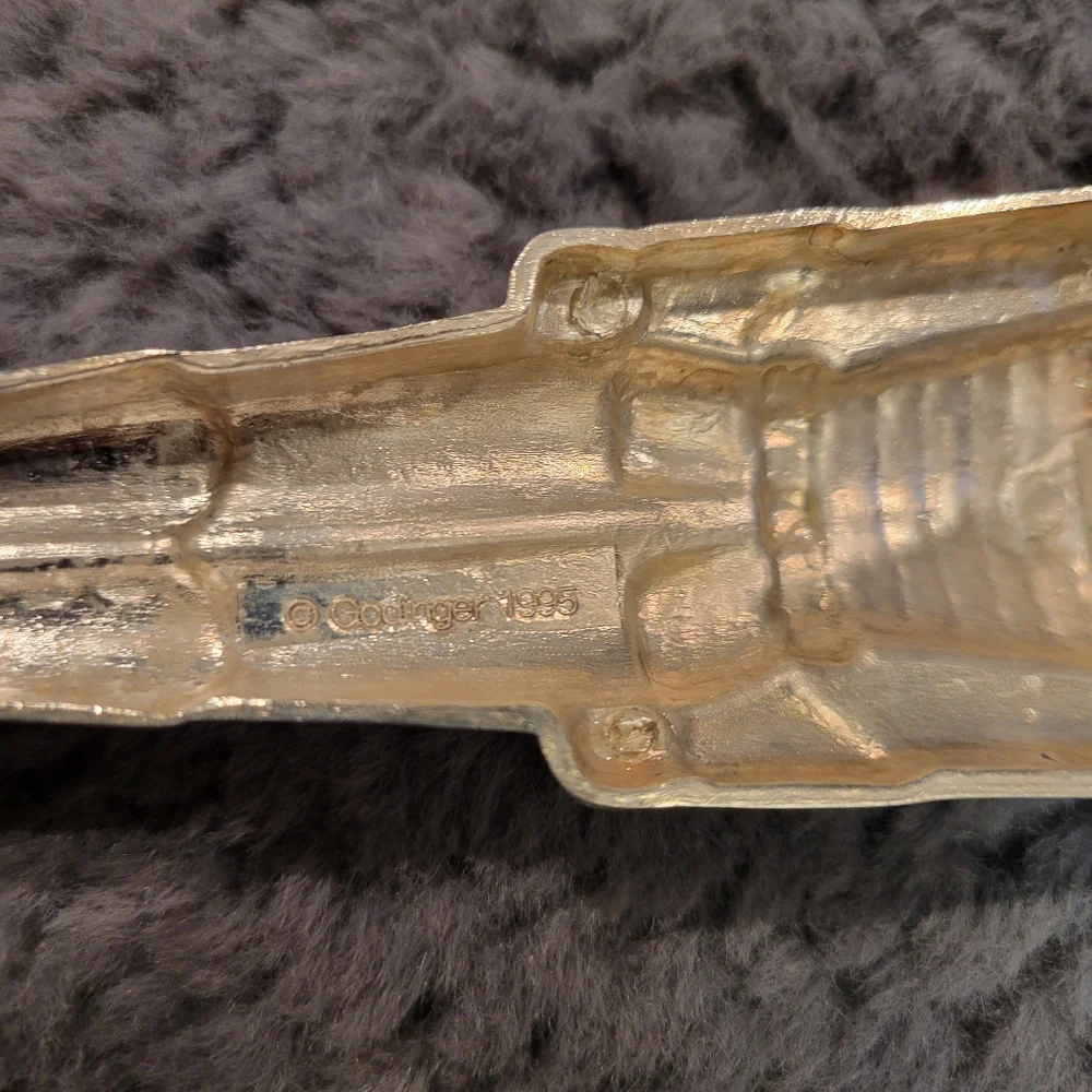 Vtg Godinger Toy Soldier Nutcracker Silver Plated 1995